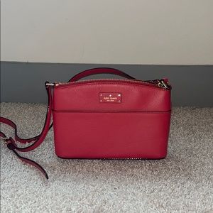 KATE SPADE RED CROSSBODY PURSE